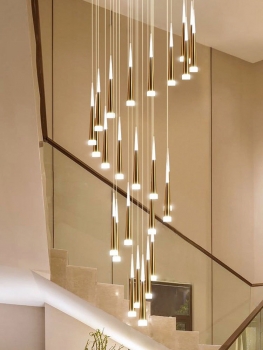 Đèn led hình giọt nước thông tầng DCT 013