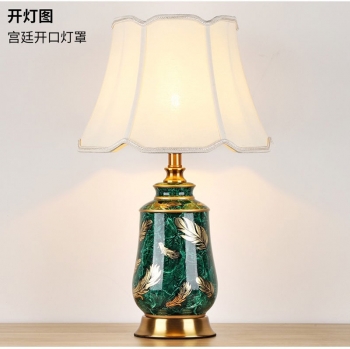 Đèn ngủ gốm nhập khẩu trang trí DNAA 084