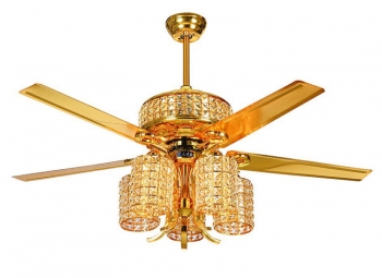 Đèn quạt trần trang trí phòng khách DQT 002