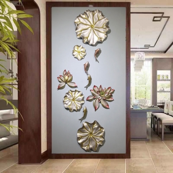 Bộ cá lá sen trang trí nội thất độc đáo DTA 018
