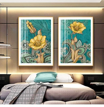 Tranh decor tráng gương TGA 013