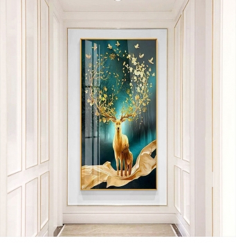 Tranh tráng gương trang trí TGA 015